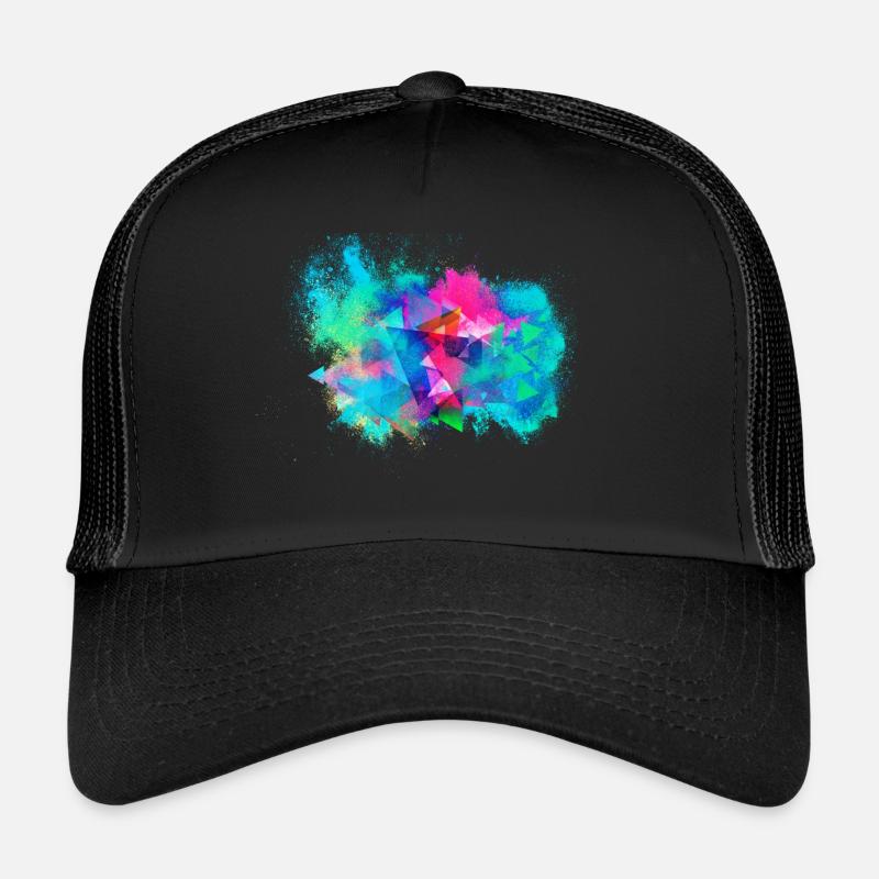 Abstrakt Hintergrund farbenfroh Trucker Cap