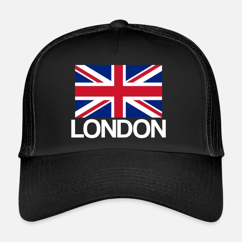 London - Trucker Cap - black/black