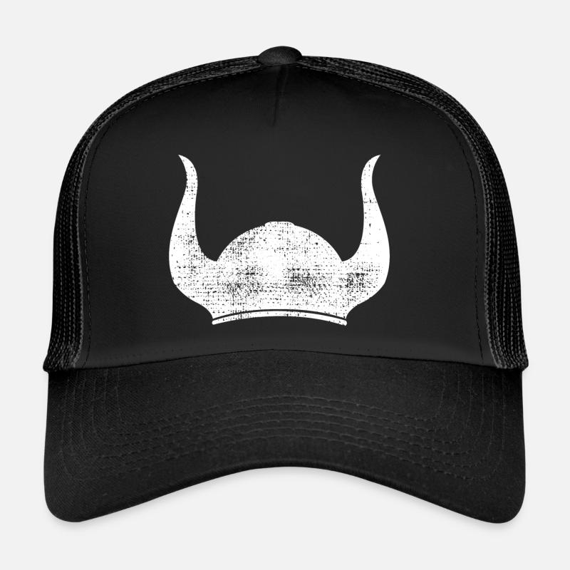 Vikings - Casquette trucker  - noir/noir