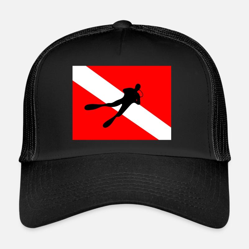Taucherflagge Trucker Cap