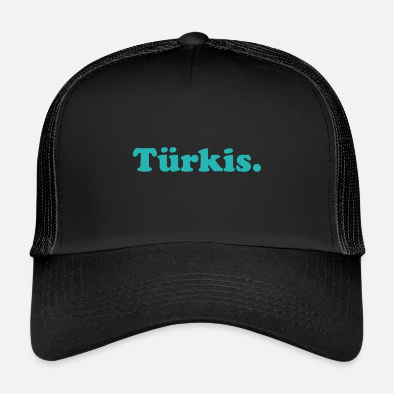 turquoise Trucker Cap