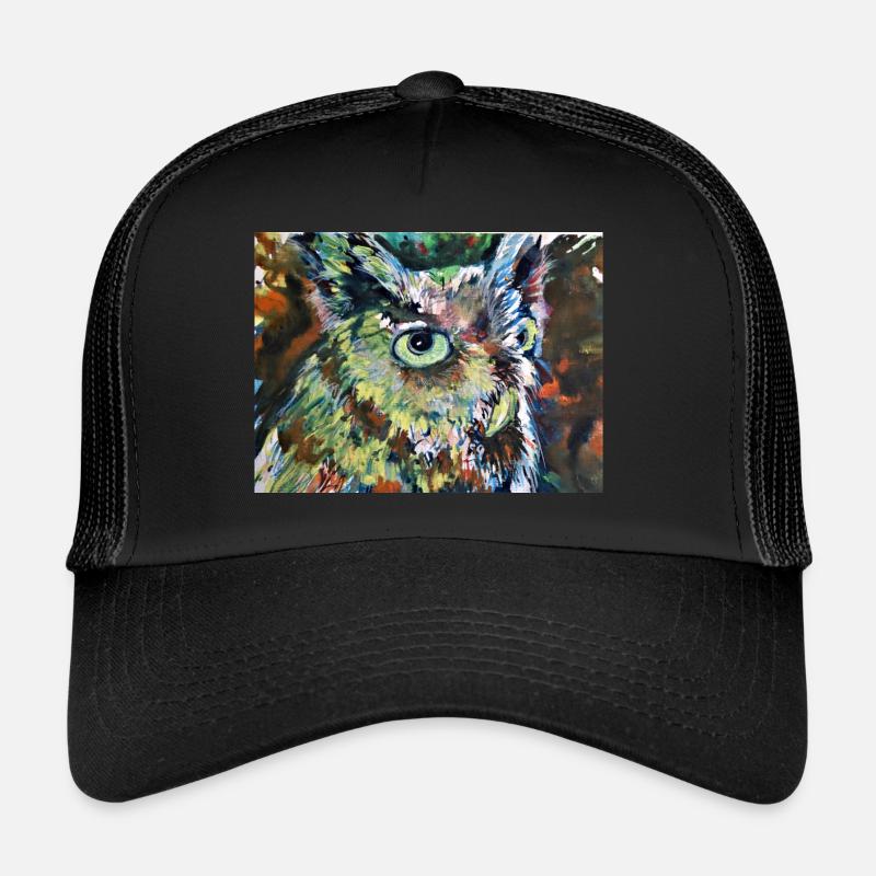 Eule Uhu Tiershirt Eulenliebhaber Trucker Cap