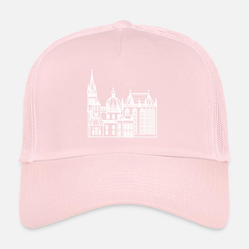 Stad Aachen, Dom, Lineart Casquette trucker 