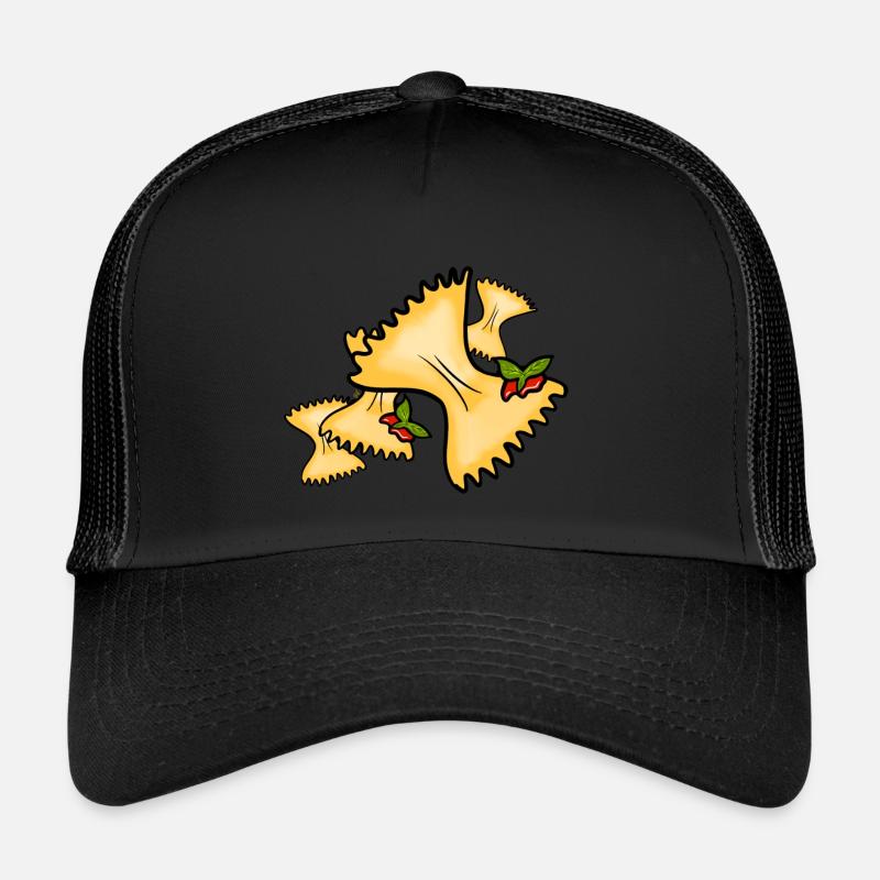 Pasta! - Trucker Cap - black/black