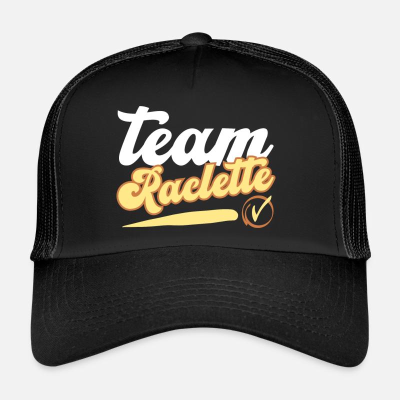 team raclette personalized humor gift idea Trucker Cap