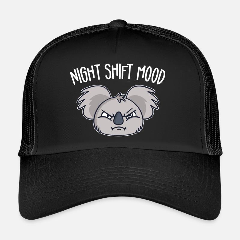 Koala Shift Worker Koala Bear Night Shift Casquette trucker 