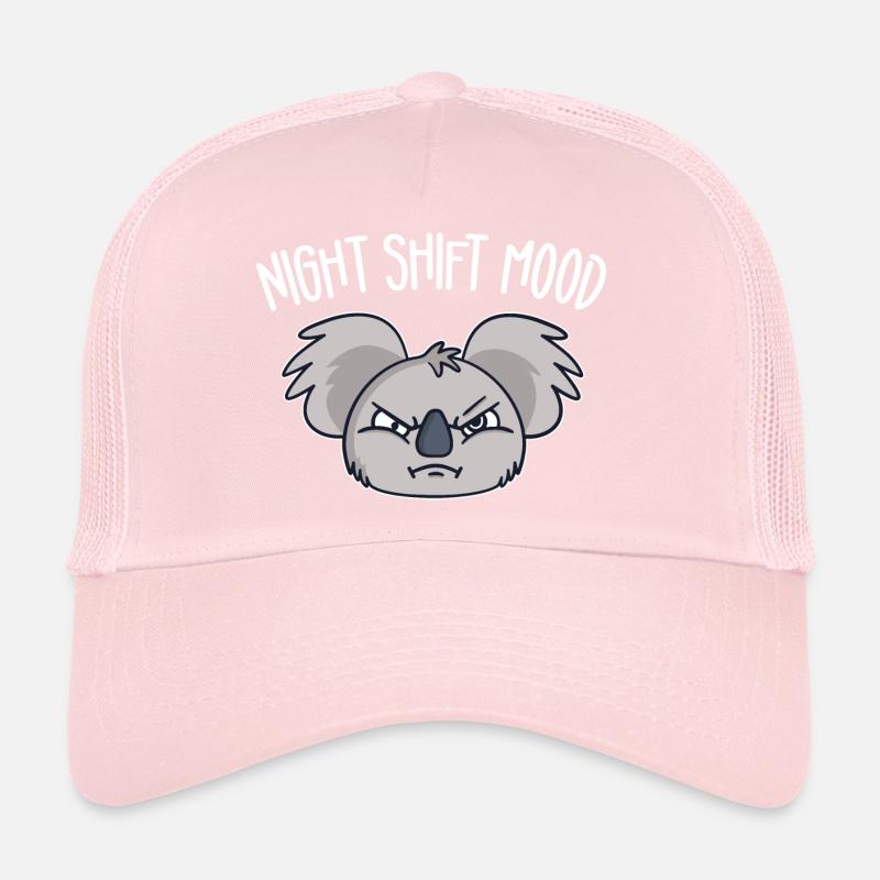 Koala Shift Worker Koala Bear Night Shift Casquette trucker 