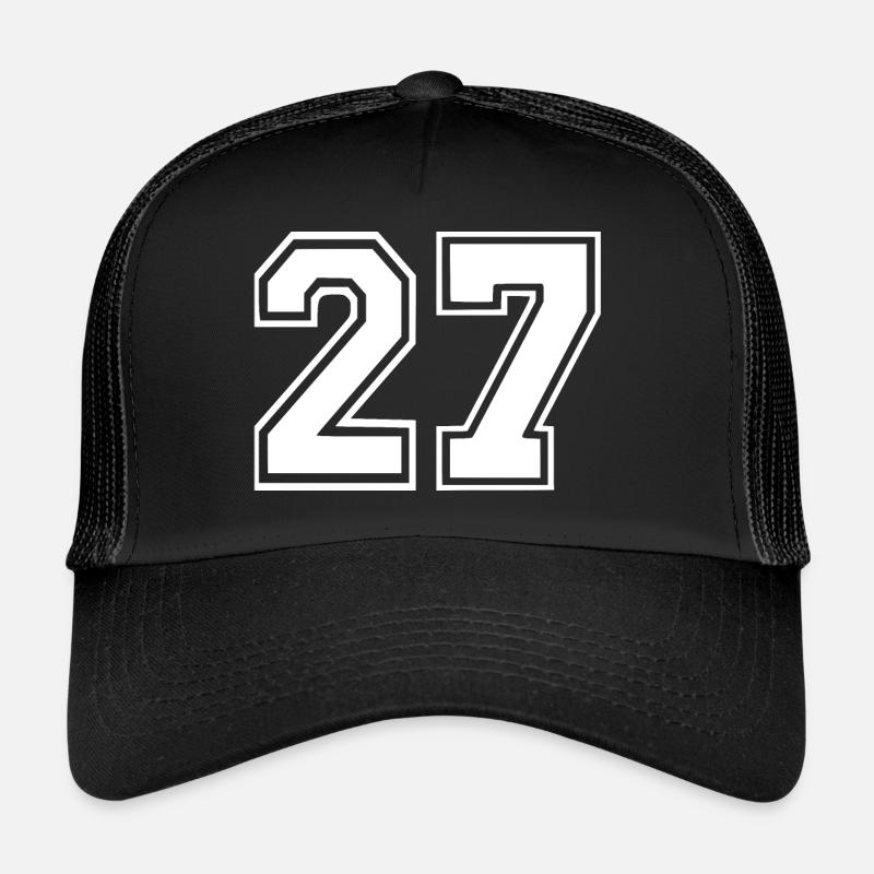 27 - Trucker Cap - Schwarz/Schwarz