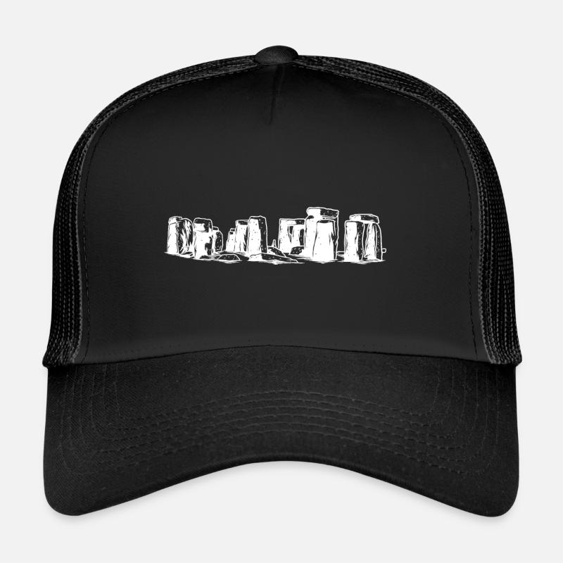 Histoire antique Stonehenge Âge de pierre Casquette trucker 