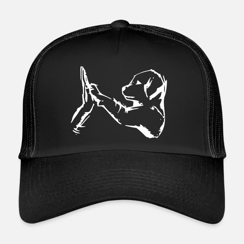 chien donne 5 - cinq haut Casquette trucker 
