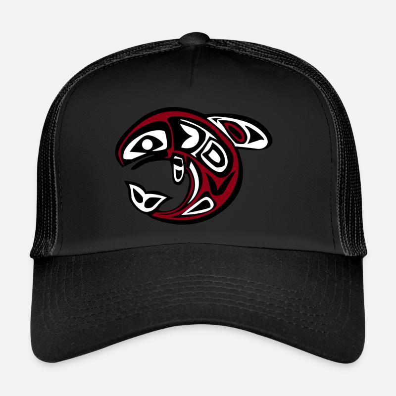 Wal- Totem - Trucker Cap - Schwarz/Schwarz