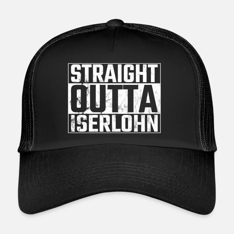 Straight Outta Iserlohn Iserlohner Ruhr Casquette trucker 