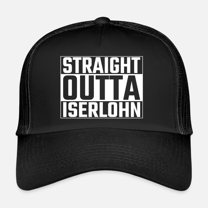 Straight Outta Iserlohn Iserlohner Ruhr Casquette trucker 