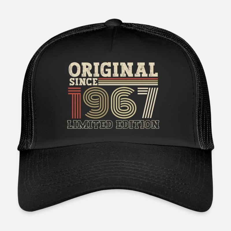 Original seit 1967 Jahrgang Geburtstag Geschenk Trucker Cap