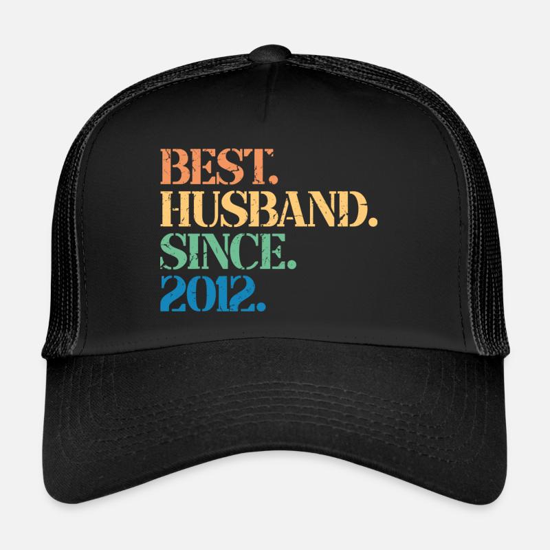 Bester Ehemann seit 2012, Geschenk zum 11-jährigen Jubiläum Trucker Cap