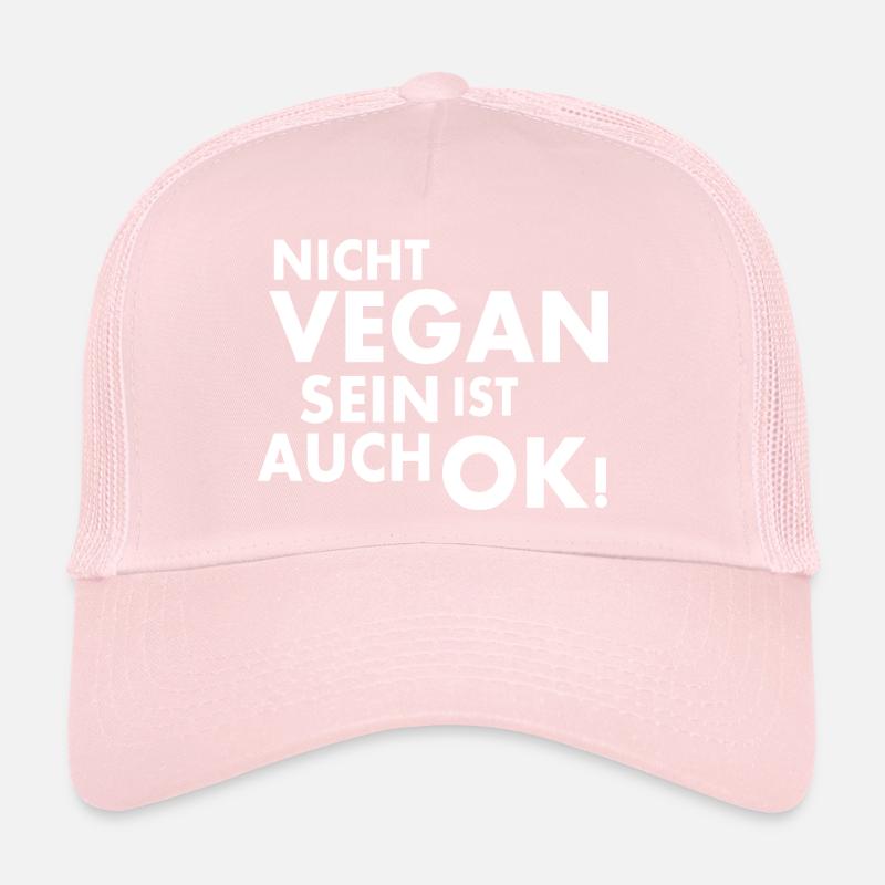 Nicht vegan sein ist auch ok Trucker Cap