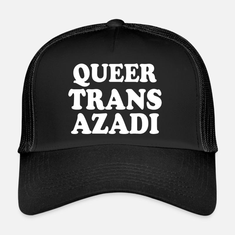 Queer trans azadi Casquette trucker 
