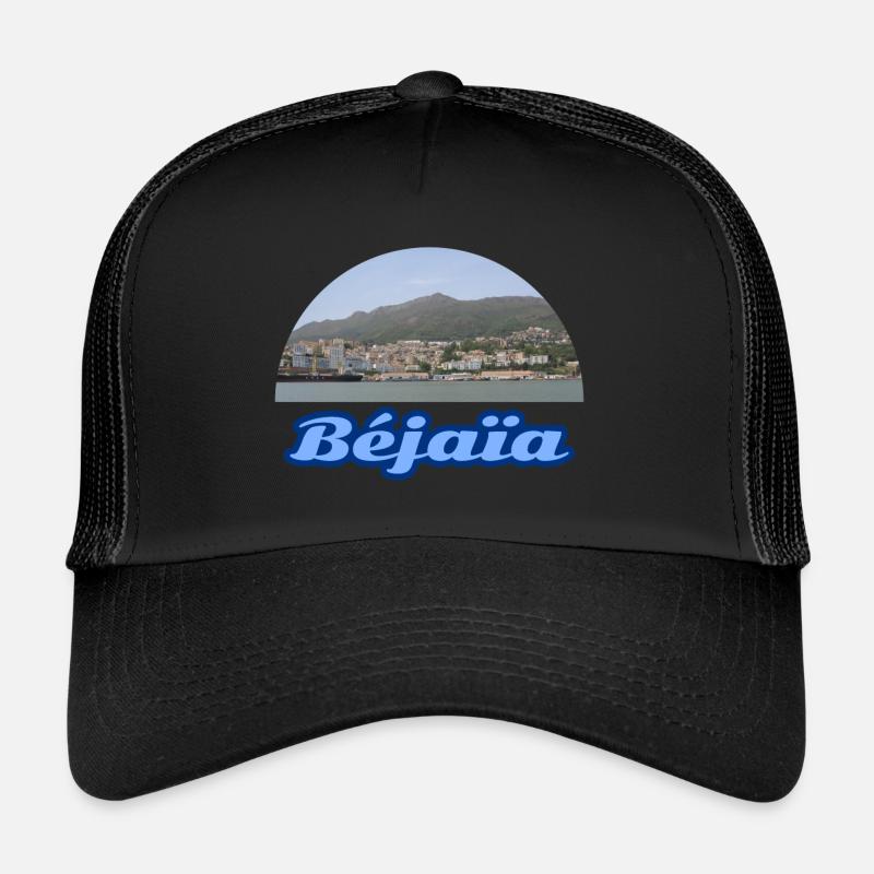 Béjaïa - Casquette trucker  - noir/noir