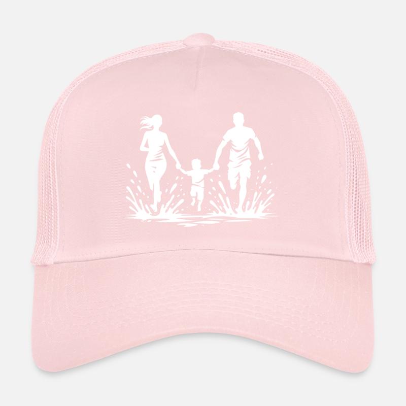 Modderlauf Mutter Vater Kind Trucker Cap