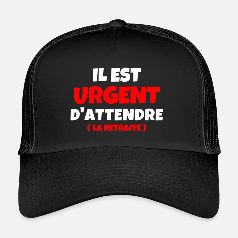 retraite, retraité, retraitée Casquette trucker 