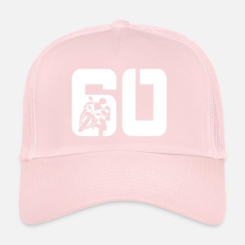 60 motorcycle bikers Trucker Cap