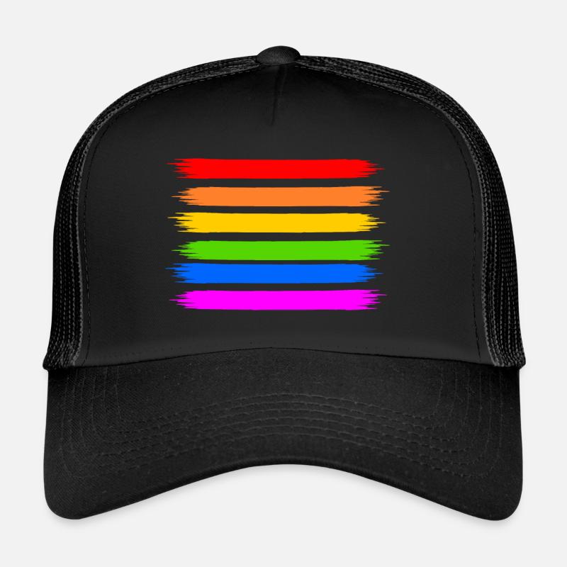 Regenbogen Regenbogenfahne Trucker Cap
