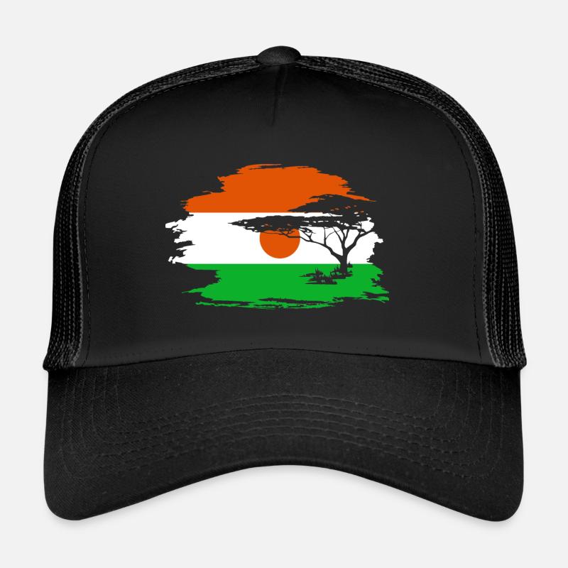 Niger Afrique Afrique drapeau drapeau Casquette trucker 
