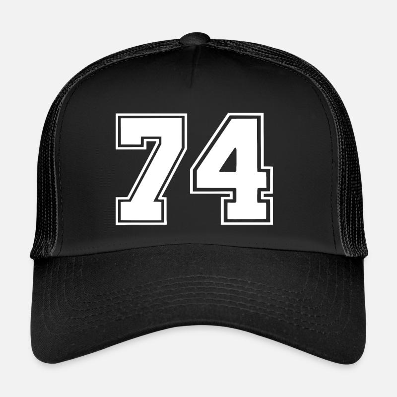 74 - Trucker Cap - Schwarz/Schwarz