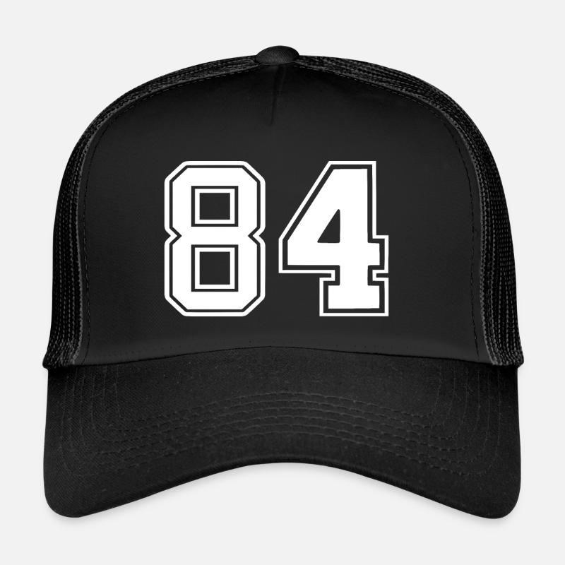 84 - Trucker Cap - Schwarz/Schwarz