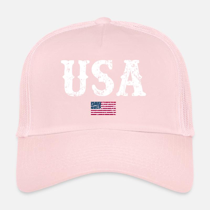 Drapeau des États-Unis Casquette trucker 