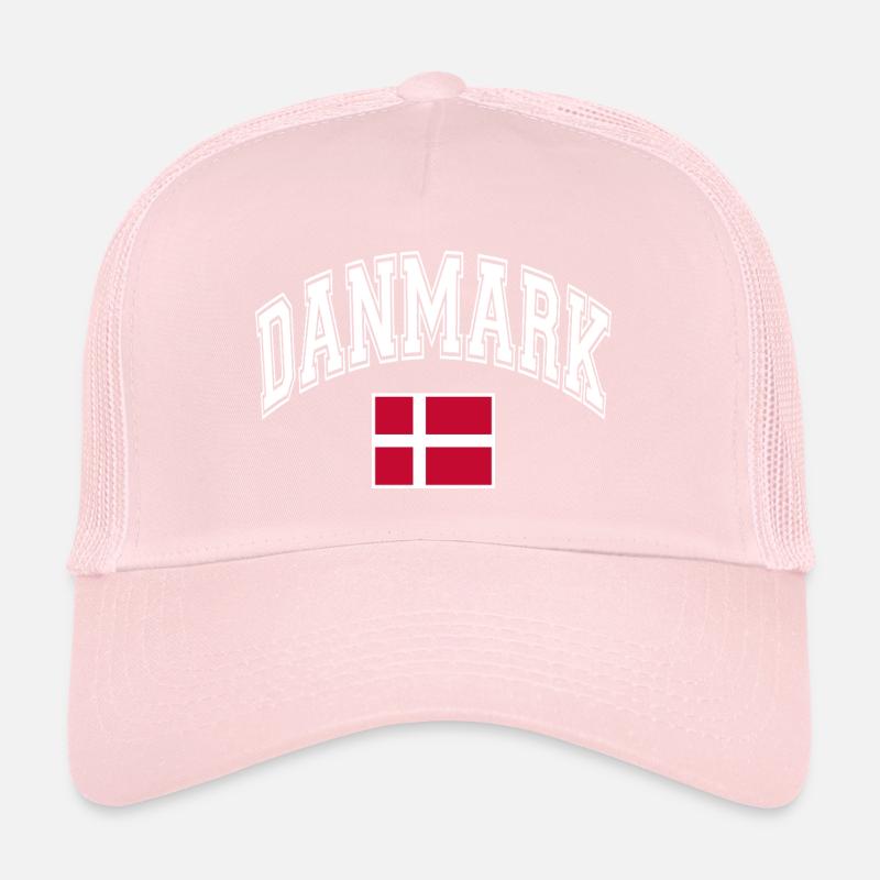 Drapeau du Danemark Casquette trucker 