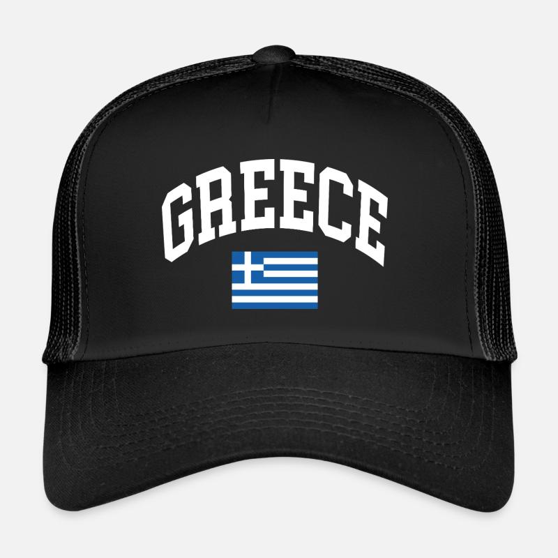Drapeau de la Grèce Casquette trucker 