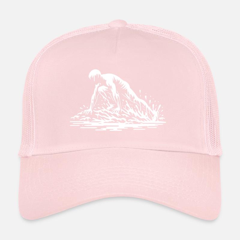 Durch den Schlamm beim Hindernislauf Trucker Cap