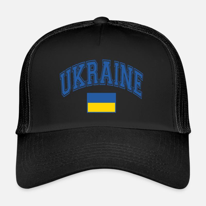 Drapeau de l’Ukraine Casquette trucker 