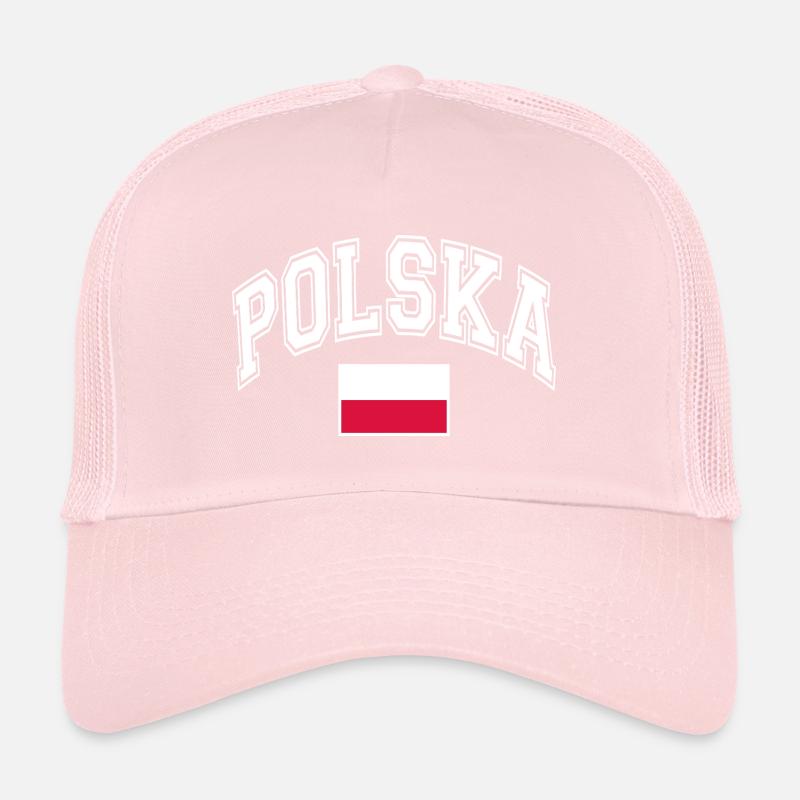 Drapeau de la Pologne Casquette trucker 