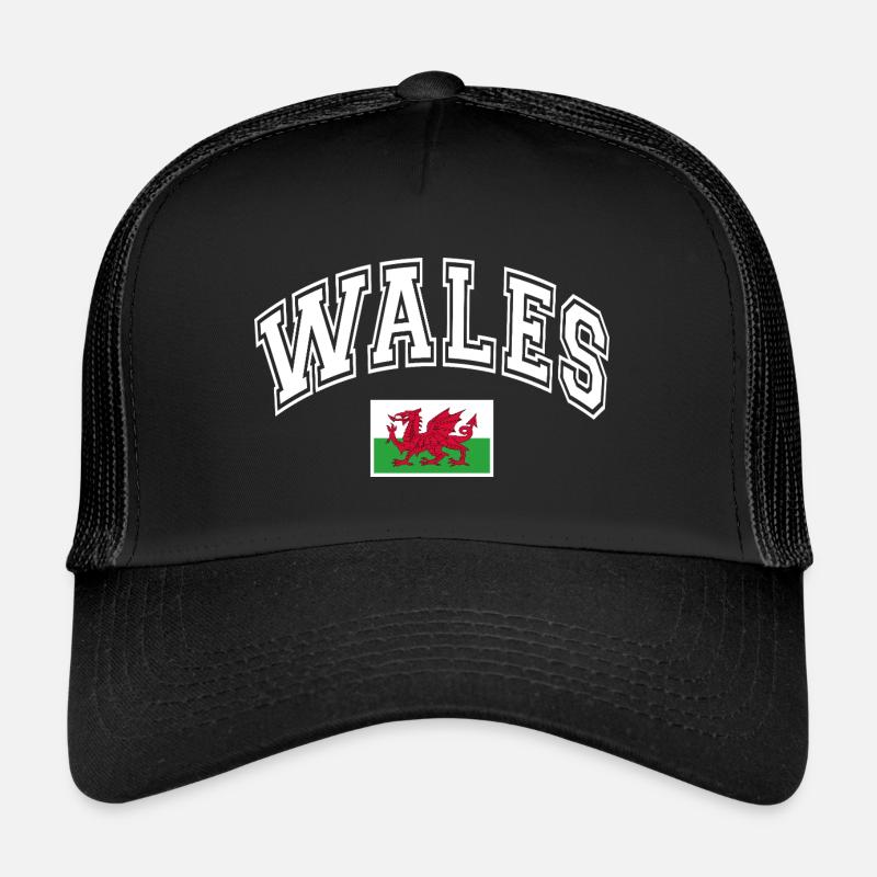Drapeau du Pays de Galles Casquette trucker 