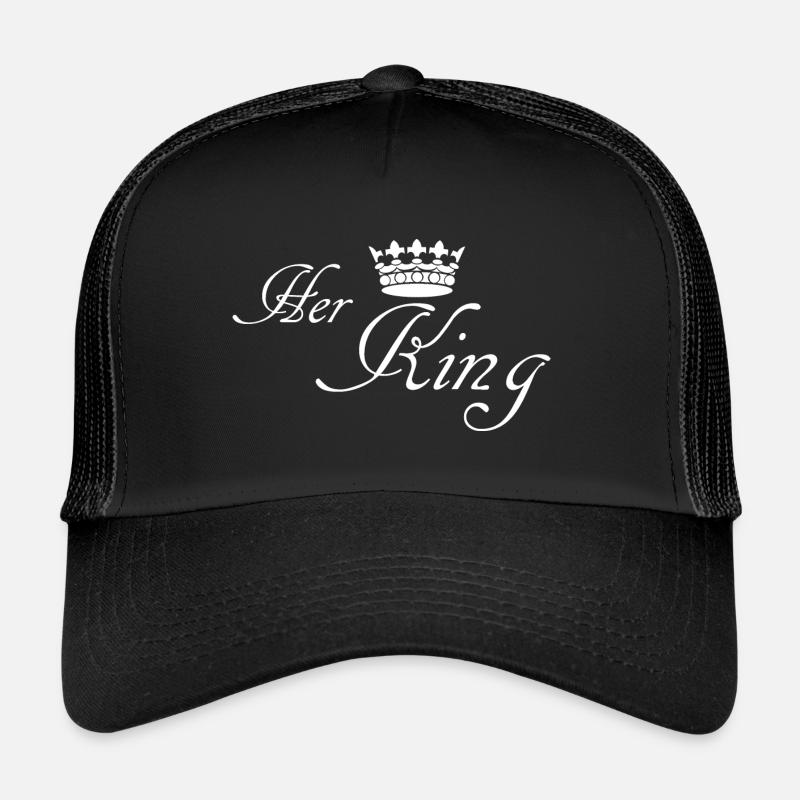 Her King, König, Krone, partner shirt Trucker Cap