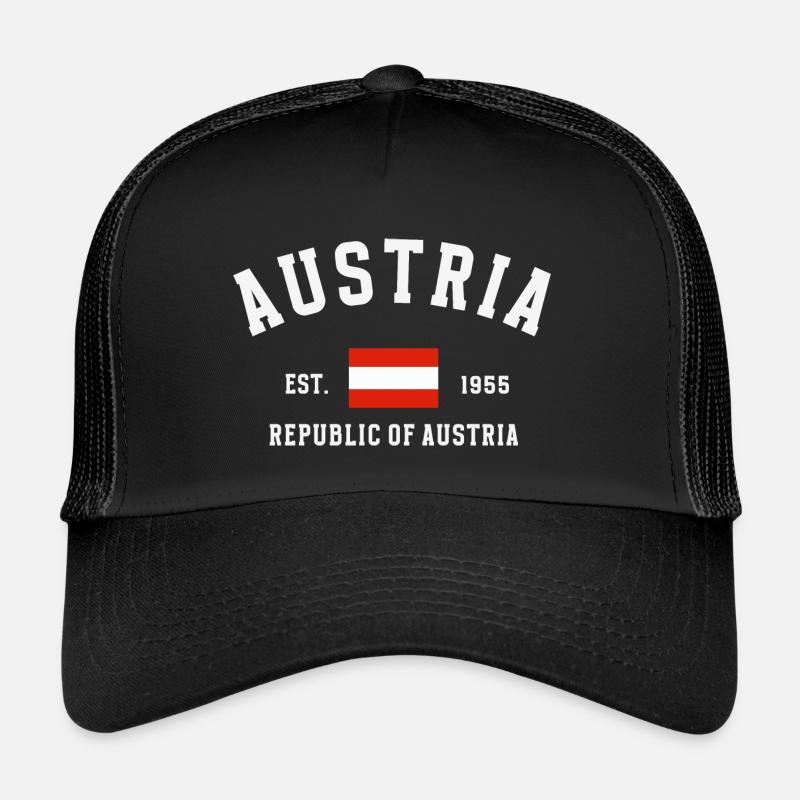 Austria Since 1955 Vintage - Trucker Cap - black/black
