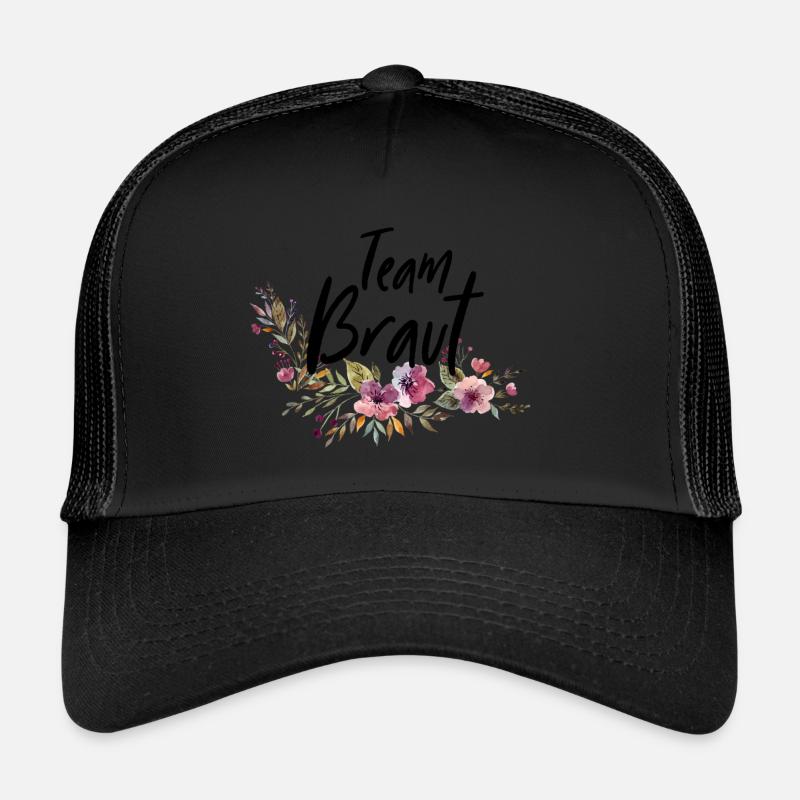 Team Braut - JGA - Florale Serie Trucker Cap
