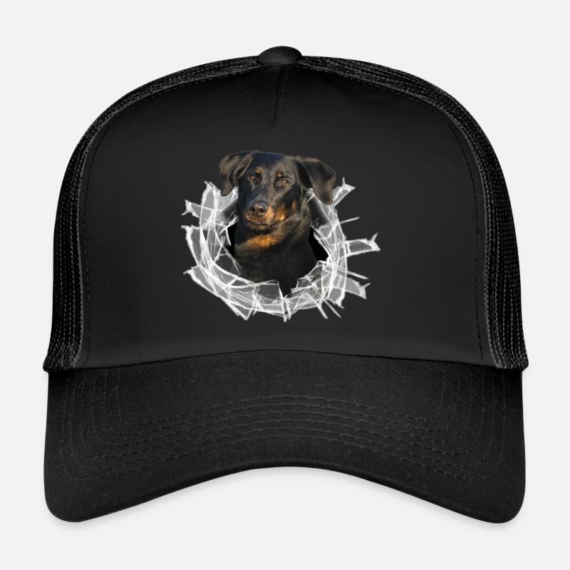 Beauceron im Glasloch Trucker Cap