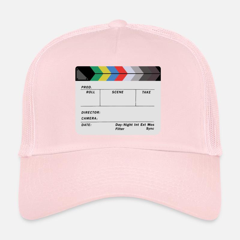 Conception de clap vierge Casquette trucker 