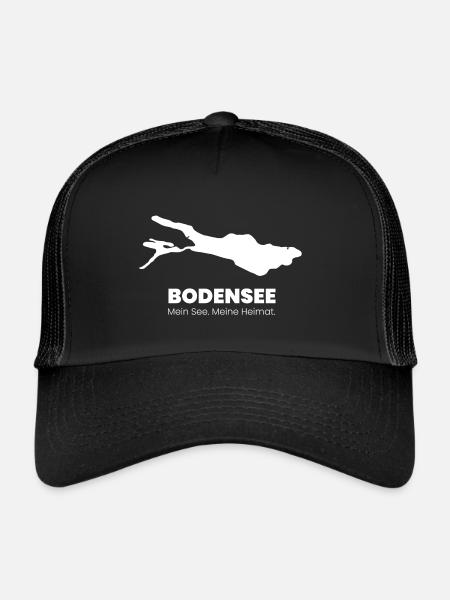 Bodensee - Trucker Cap - Schwarz/Schwarz