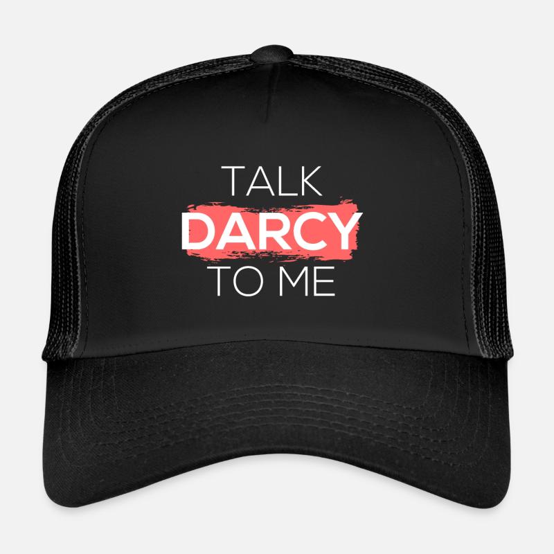 Parle-moi Darcy I - Casquette trucker  - noir/noir