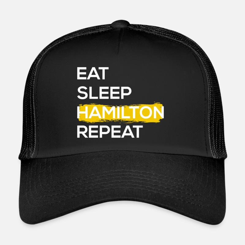 Mangez Sleep Hamilton Repeat II Casquette trucker 