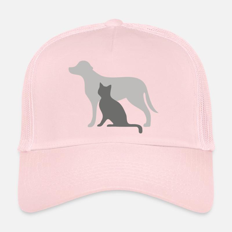 Chien et chat Casquette trucker 