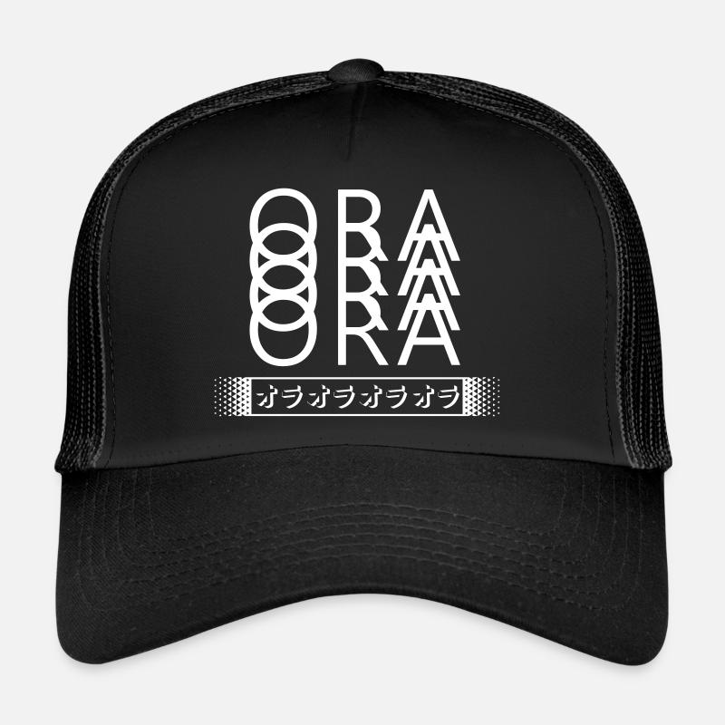 ORA ORA ORA ORA - Trucker Cap - Schwarz/Schwarz