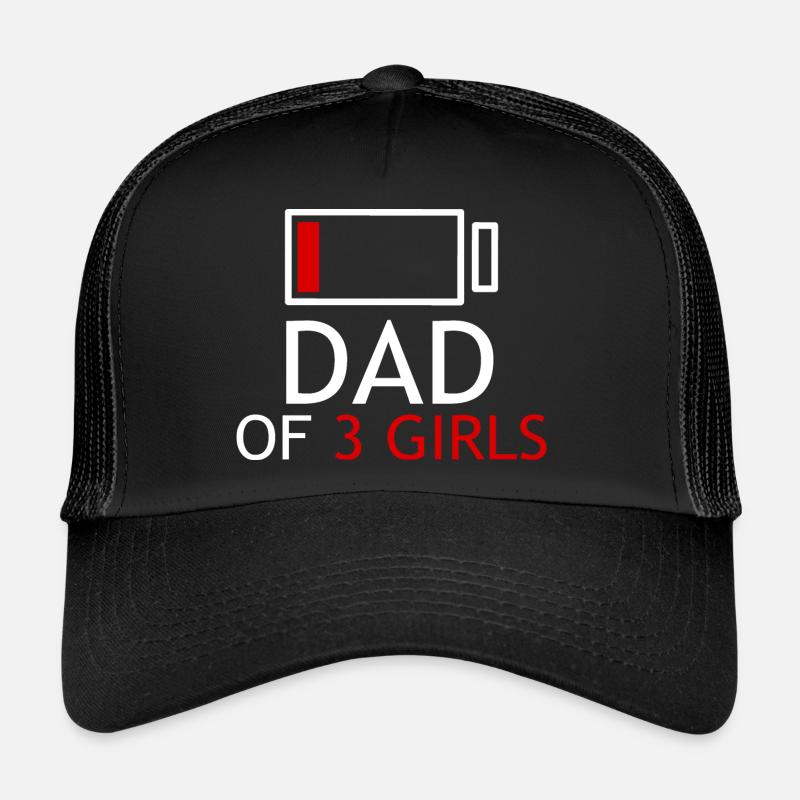 Vater von 3 Mädchen Trucker Cap
