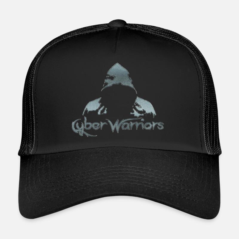 Piratage hacker hacker informatique cybersécurité - Casquette trucker  - noir/noir