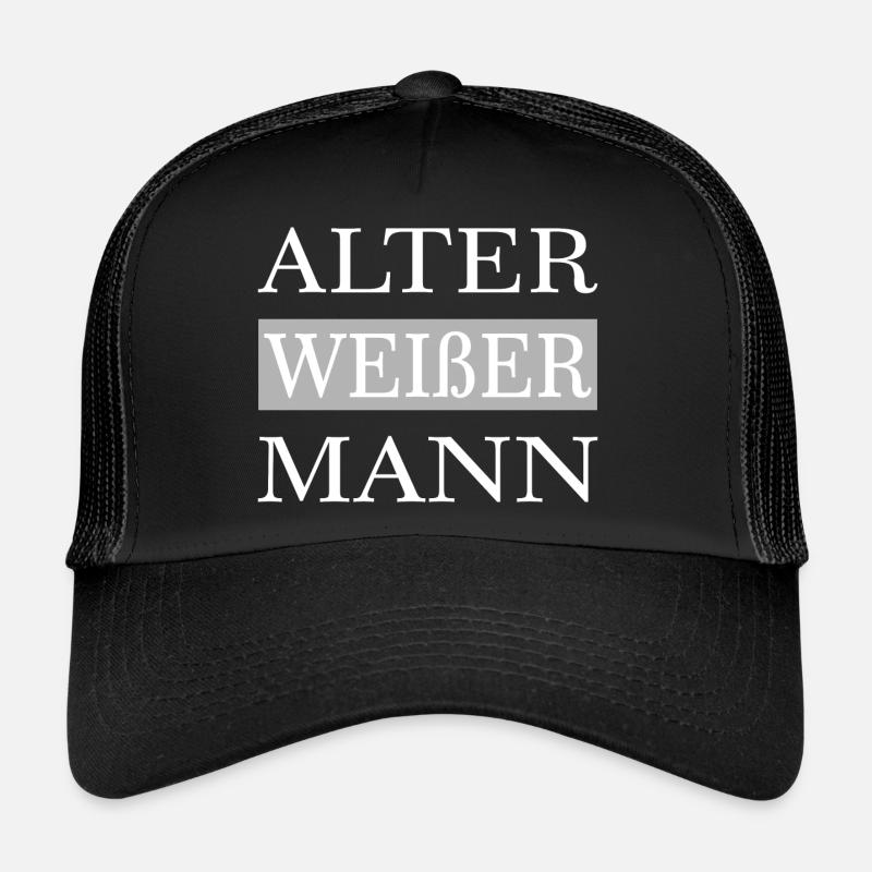 Alter weißer Mann - Politik Satire Version 2 Trucker Cap