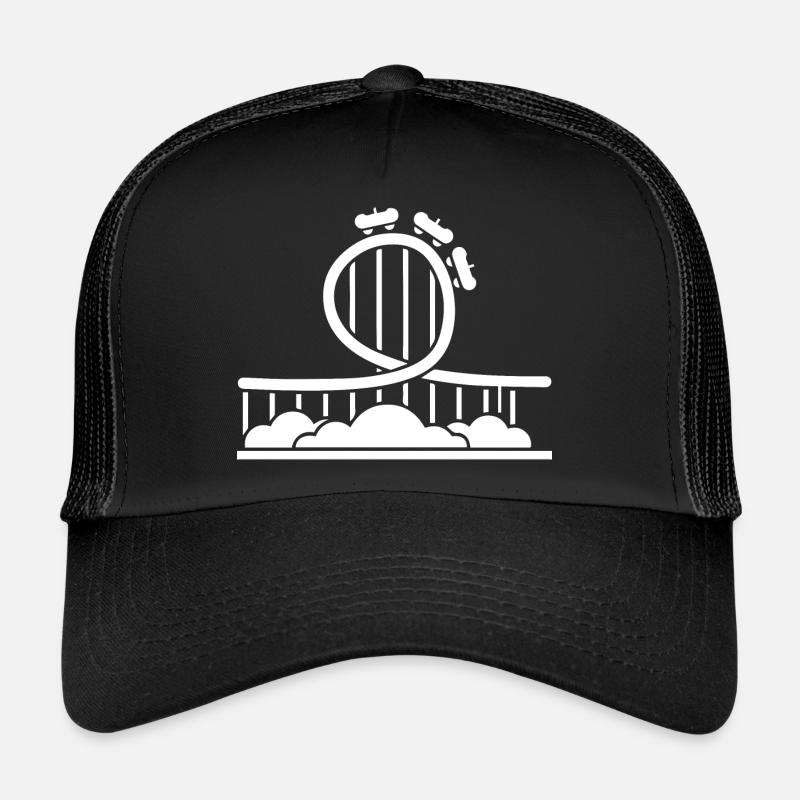 Rollercoaster montagnes russes Casquette trucker 
